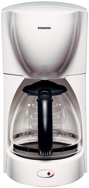 Siemens TC 24010V Drip coffee maker 1.2L 10cups White