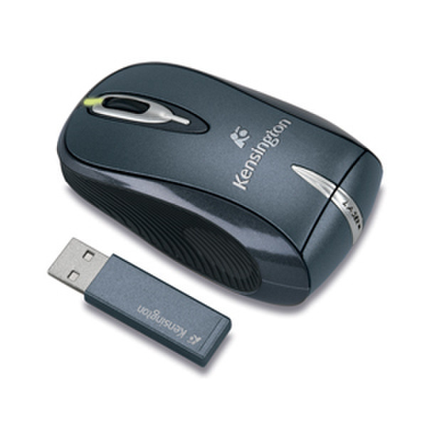 Kensington Si750m Wireless Notebook Laser Mouse RF Wireless Laser Schwarz Maus