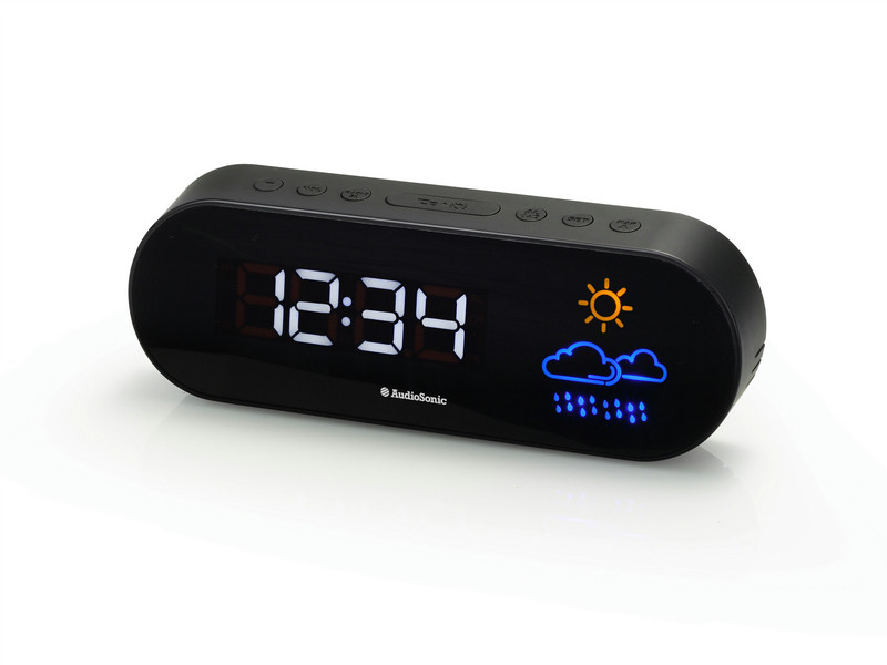 AudioSonic CL-1489 Clock Digital Black