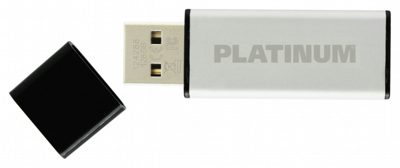 Platinum 177581/1 128GB USB 2.0 Typ A Silber USB-Stick