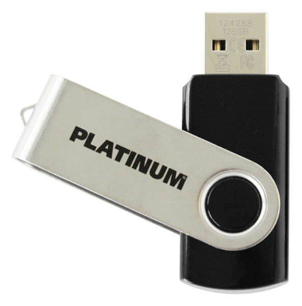 Platinum 177587/2 128ГБ USB 2.0 Черный USB флеш накопитель