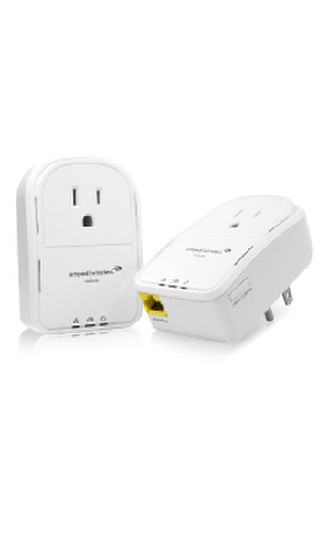 Amped Wireless PLA2 500Мбит/с Подключение Ethernet Белый 2шт PowerLine network adapter
