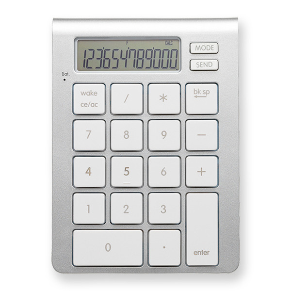 SMK-Link iCalc Calculator Keypad Tasche Einfacher Taschenrechner Silber