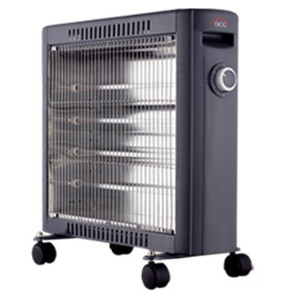 DCG Eltronic SA8444 Floor 1600W Black,Silver Quartz electric space heater