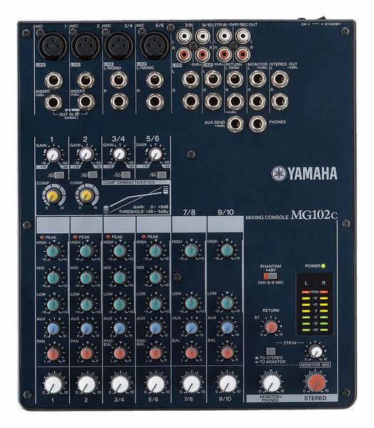 Yamaha MG102C DJ mixer