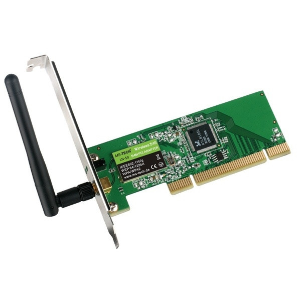 MS-Tech 54M WLAN PCI Card 54Mbit/s Netzwerkkarte