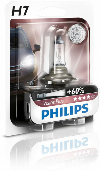 Philips VisionPlus лампа для автомобильных фар 12972VPB1