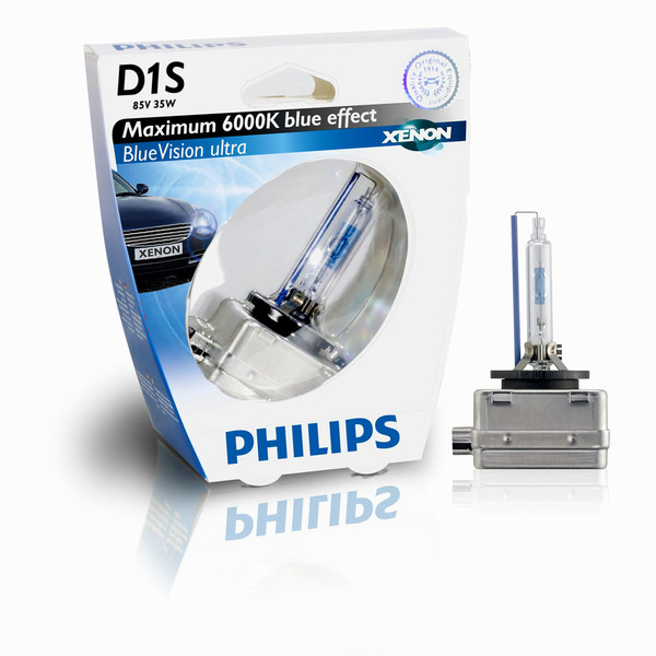 Philips BlueVision ultra Ксеноновая лампа для фар головного освещения 85415BVUS1