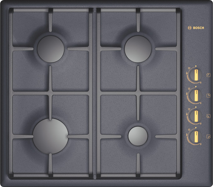 Bosch Gas cooker, 60cm Встроенный Gas hob Черный