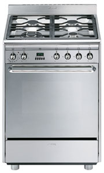 Smeg SNL60MFX5 Gas hob Silver cooker