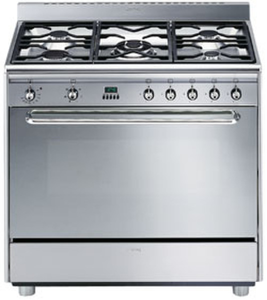 Smeg SNL90MFX6 Built-in Gas hob Silver cooker