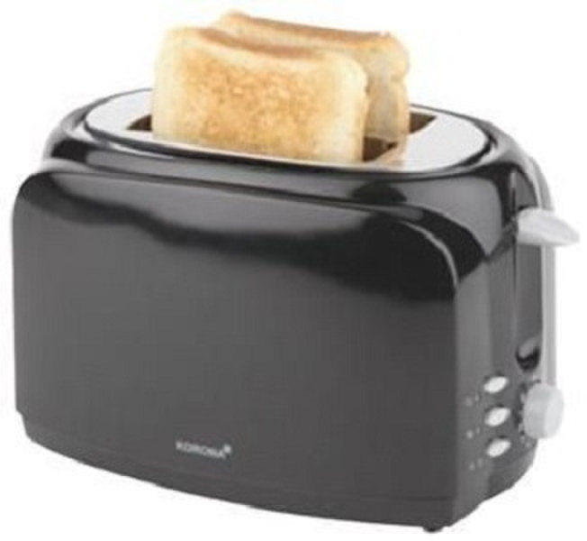 Korona 21010 2slice(s) 700W Black toaster