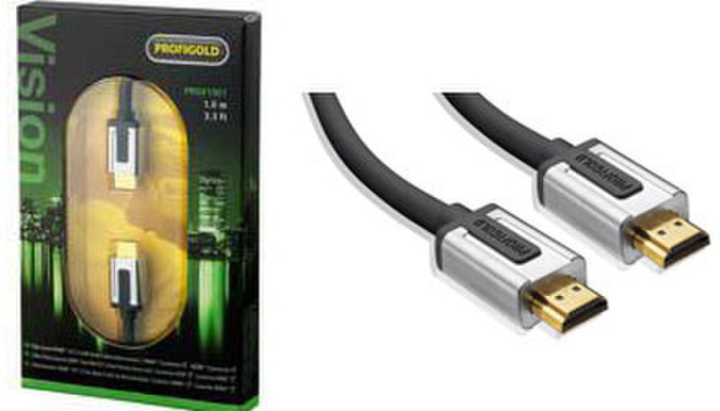 Profigold High Definition HDMI Interconnect (HDMI Male - HDMI Male) 2 m. 2м HDMI HDMI Черный HDMI кабель
