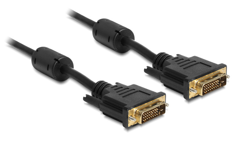 DeLOCK 83190 2m DVI-D DVI-D Black DVI cable