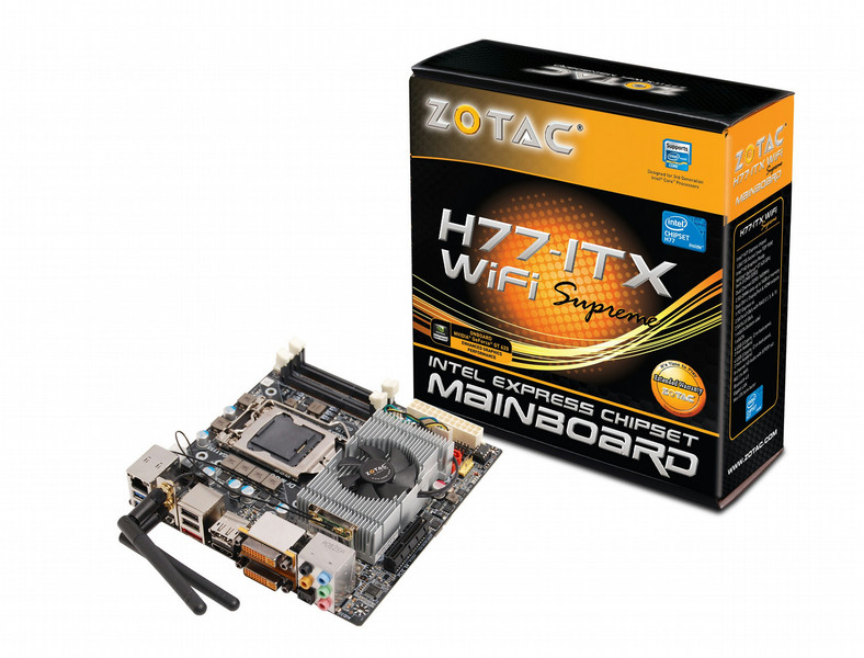 Zotac H77ITX-C-E Intel H77 Socket H2 (LGA 1155) Mini ITX motherboard