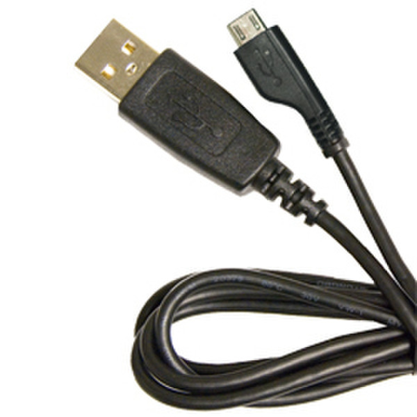 Samsung APCBU10BBEC 0.8м Micro-USB USB Черный дата-кабель мобильных телефонов