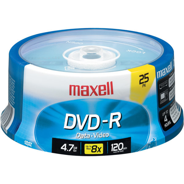 Maxell DVD-R 4.7ГБ DVD-R 25шт