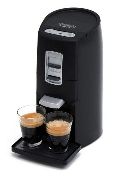 Inventum HK5B freestanding Pod coffee machine 1.3L Black coffee maker