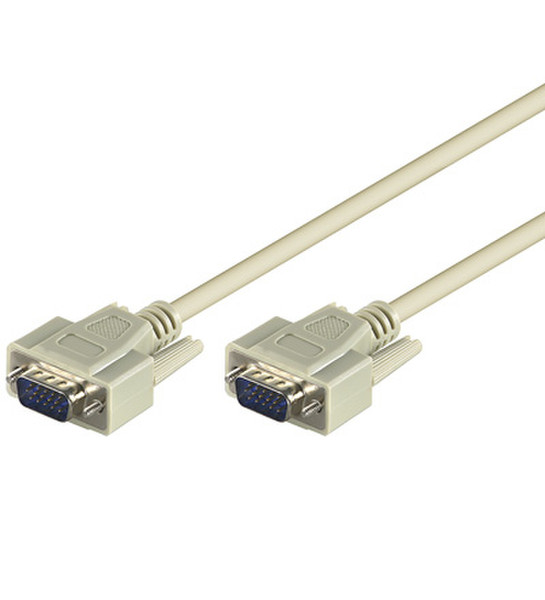 Wentronic VGA 2m 2m VGA (D-Sub) VGA (D-Sub) Beige