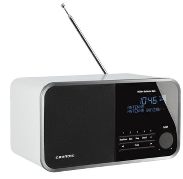 Grundig TR 2200 DAB+ Портативный Белый радиоприемник