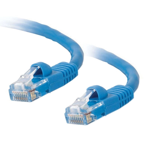 C2G Cat5e, 2ft. 0.6м Cat5e Синий сетевой кабель