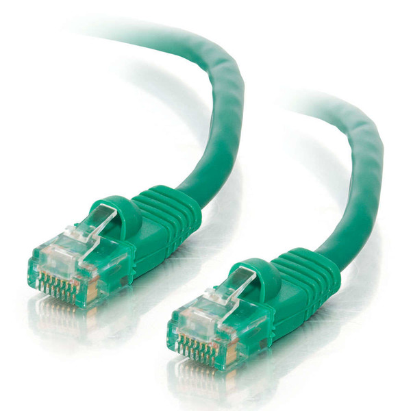 C2G Cat5e, 2ft. 0.6м Cat5e Зеленый сетевой кабель