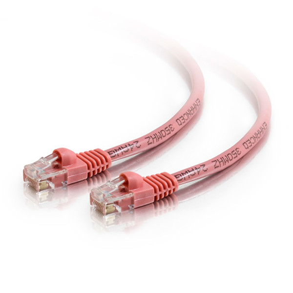 C2G Cat5e, 1ft. 0.3м Cat5e Розовый сетевой кабель