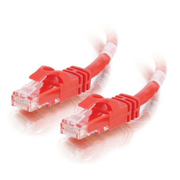 C2G Cat6, 2ft. 0.61м Cat6 U/UTP (UTP) Красный сетевой кабель