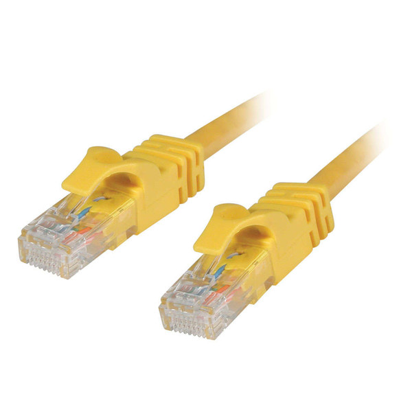 C2G Cat6, 2ft. 0.61м Cat6 U/UTP (UTP) Желтый сетевой кабель