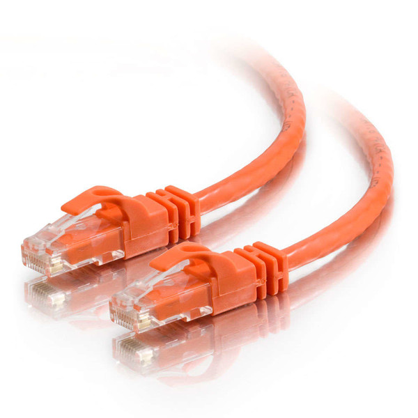 C2G Cat6, 2ft. 0.61м Cat6 U/UTP (UTP) Оранжевый сетевой кабель