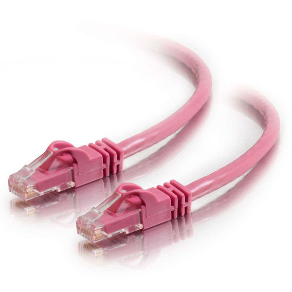 C2G Cat6, 1ft. 0.3м Cat6 Розовый сетевой кабель