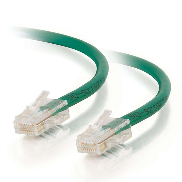 C2G Cat6, 2ft. 0.6м Cat6 Зеленый сетевой кабель