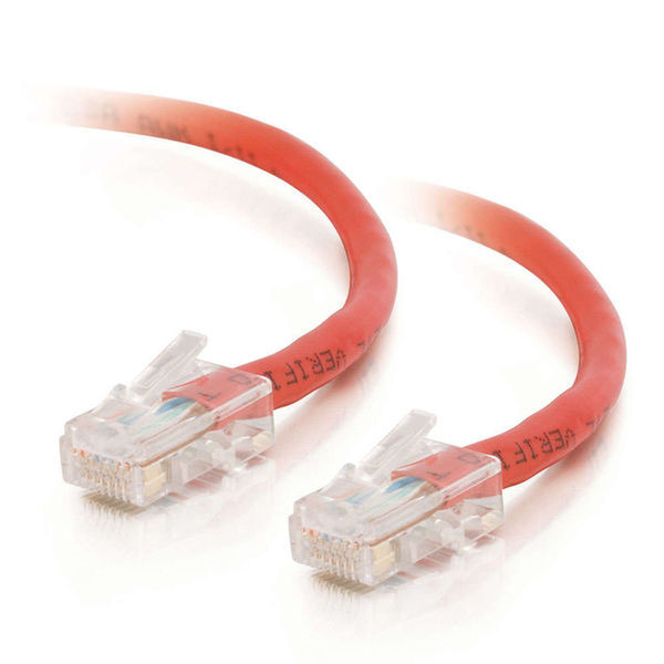 C2G Cat6, 1ft. 0.3м Cat6 Красный сетевой кабель