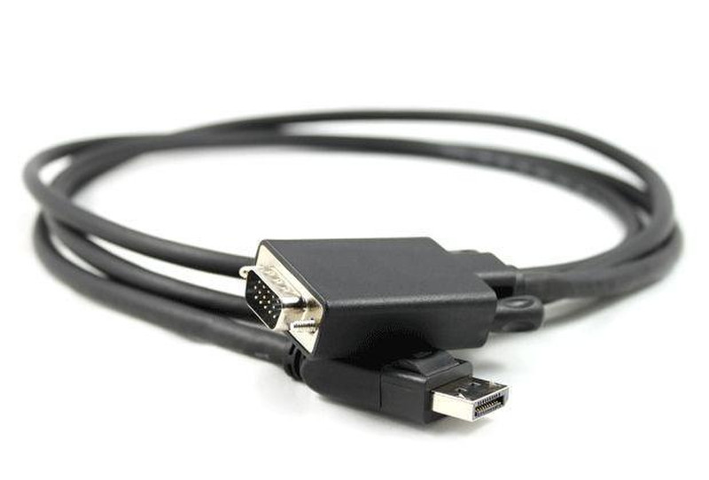 Add-On Computer Peripherals (ACP) DP2VGAMM6 1.8m DisplayPort VGA (D-Sub) Schwarz Videokabel-Adapter