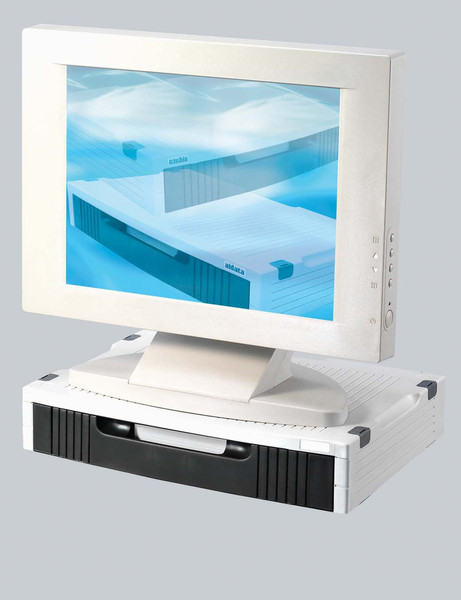 Ergoguys MS311 Flat panel Multimedia stand Черный, Белый multimedia cart/stand