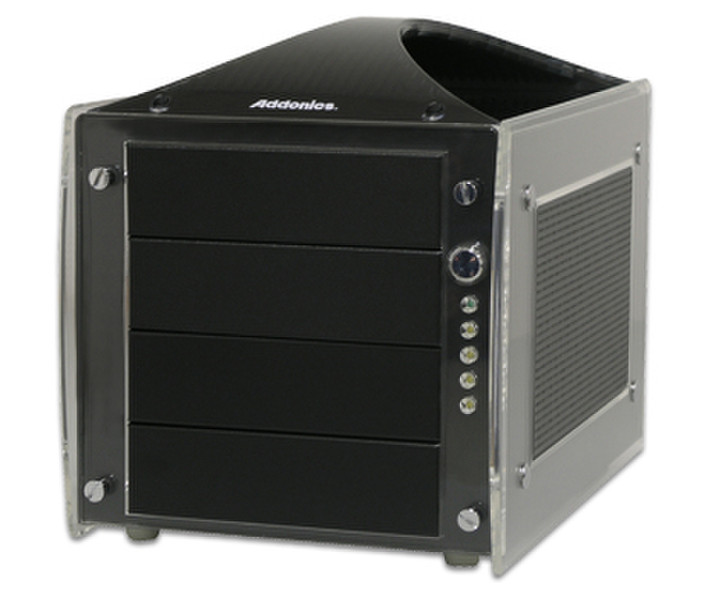 Addonics ST45HPMXU-B 5.25" Black,Grey storage enclosure