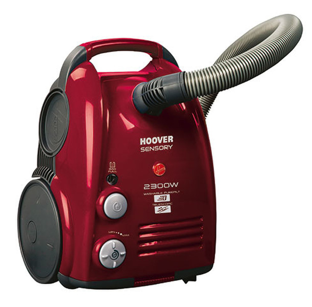 Hoover Sensory Цилиндрический пылесос 3.2л 2300Вт Красный