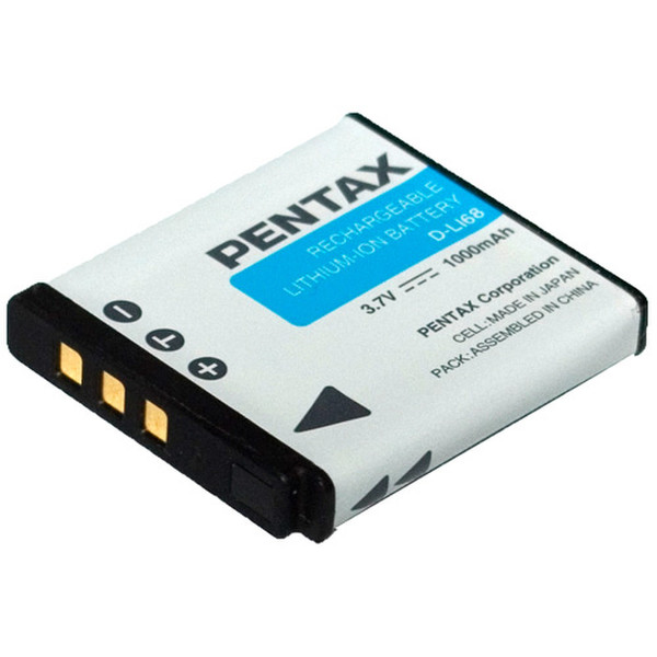 Pentax D-LI68 Lithium-Ion 1000mAh Wiederaufladbare Batterie