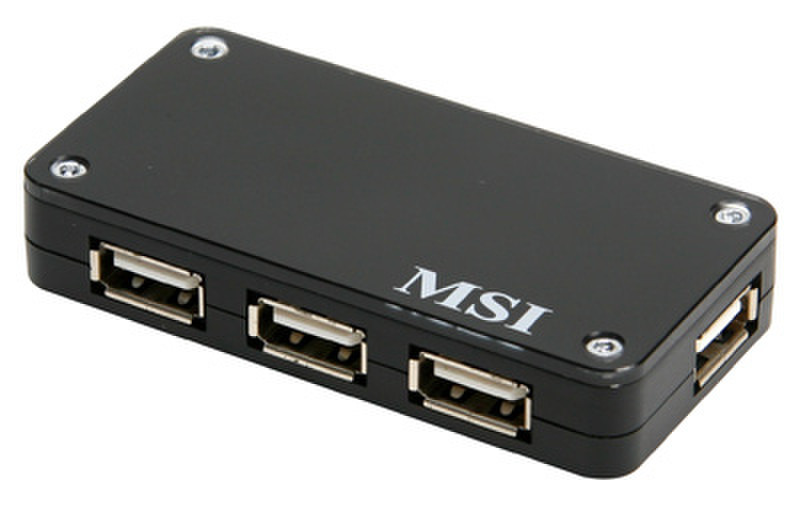 MSI StarHUB 480Mbit/s Black interface hub