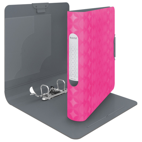 Leitz 180° Active Retro Chic Lever Arch File 1134 Grey,Pink ring binder