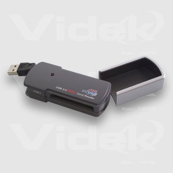 Videk USB 2.0 Mini Card Reader Черный устройство для чтения карт флэш-памяти