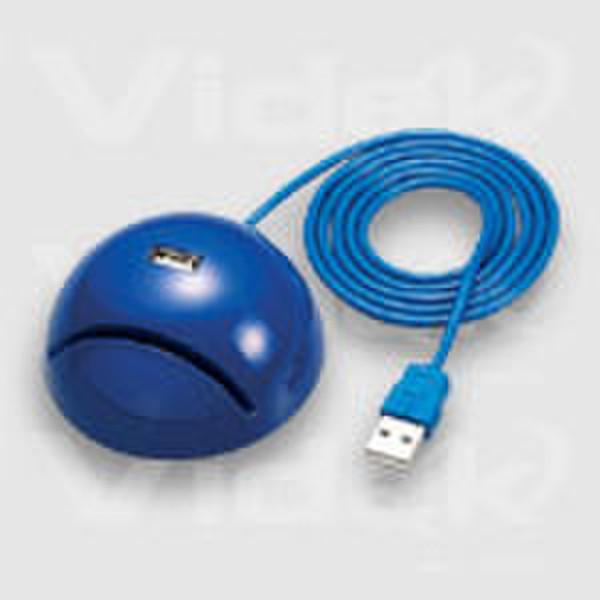 Videk USB 2.0 Cradle 1м USB A USB B Синий кабель USB