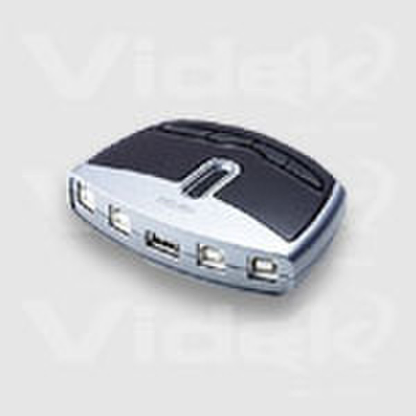 Videk US221-ATT 2 PC's / 1 Peripheral USB 2.0 Switch 480Mbit/s Schnittstellenhub