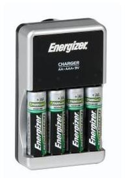 Energizer CHCC4B Для помещений Черный, Cеребряный зарядное устройство