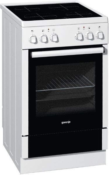 Gorenje EC57103AW Freestanding Ceramic A White cooker