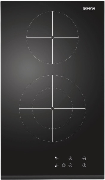 Gorenje ECT330AC Eingebaut Ceramic hob Schwarz Kochfeld