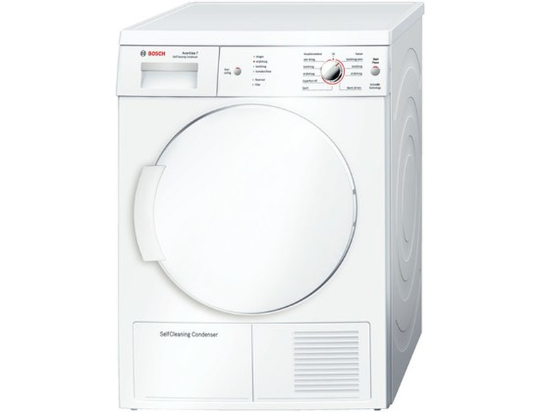 Bosch WTW84161NL Отдельностоящий Фронтальная загрузка 7кг A+ Белый сушилка для белья