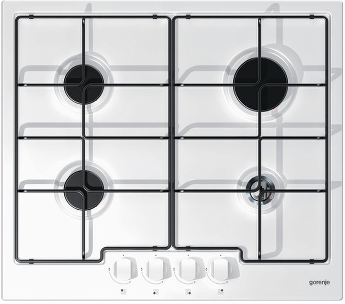 Gorenje G6N4AW Встроенный Газ Белый плита