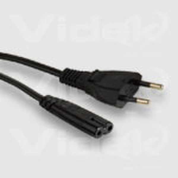 Videk FIG.8 SKT / USA 2M 2м Черный кабель питания
