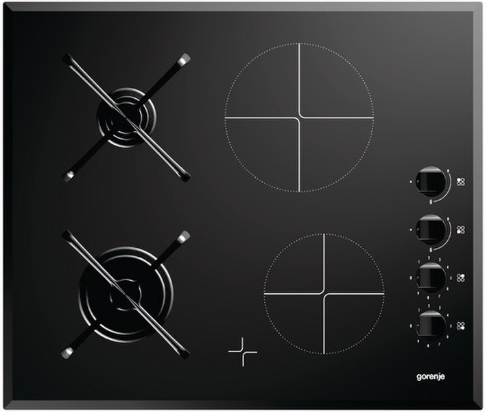 Gorenje KC620AC built-in Combi Black hob